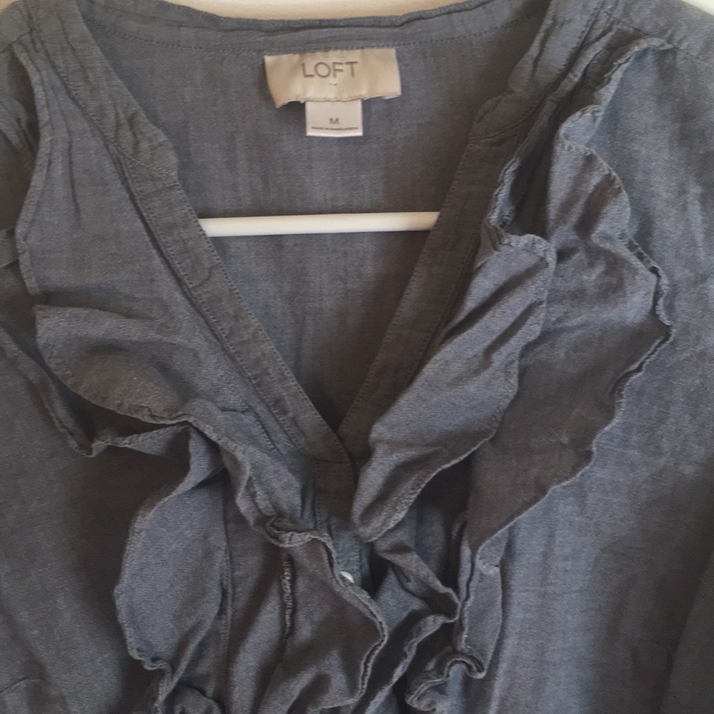 Loft Chambray blouse